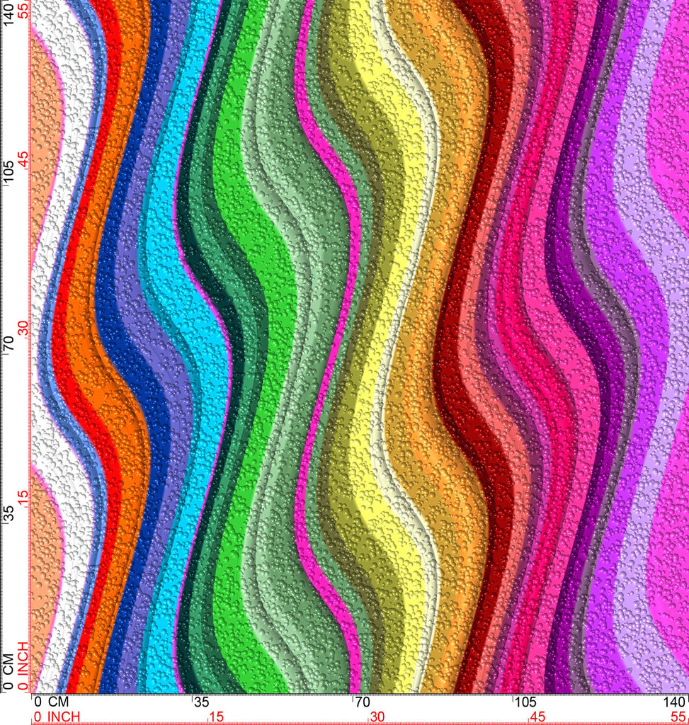 Rainbow Wave Art