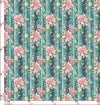 Velvet Vintage Floral Printed Home Decor Fabric, Stripe and Flowers for Upholstery Fabric, Cushion Fabric, Curtain Fabric