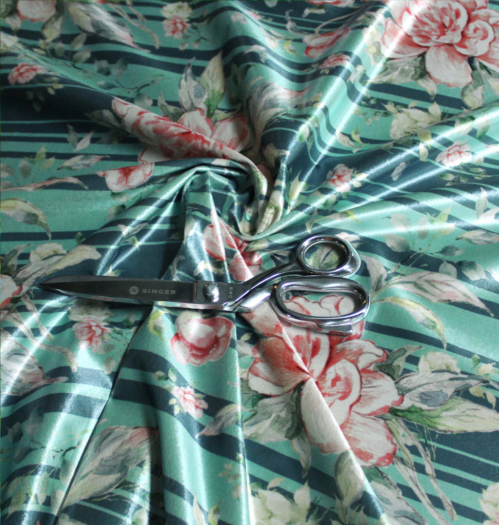 Floral shop print fabric