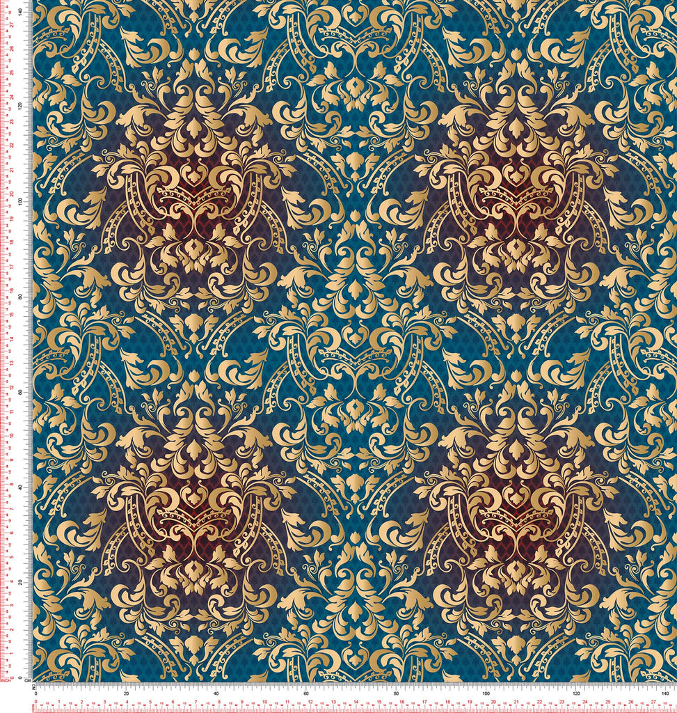 Damask Printed, Gold Classic